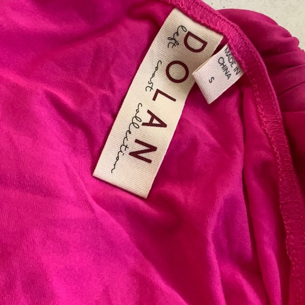 DOLAN Ruched Single-Shoulder Top, Small - Picture 4 of 5